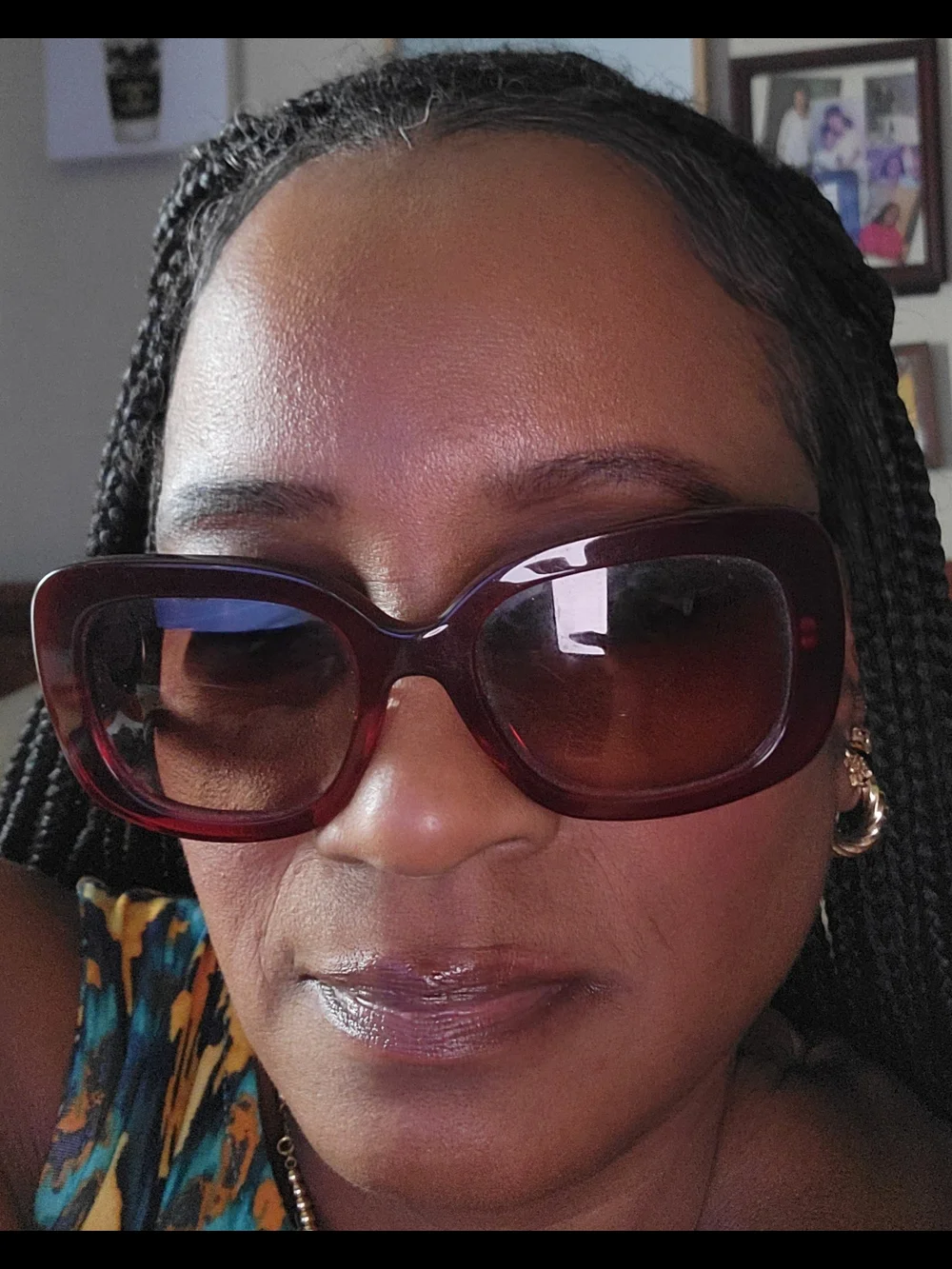 Prada Women’s Dark Brown Oversized Square Sunglasses